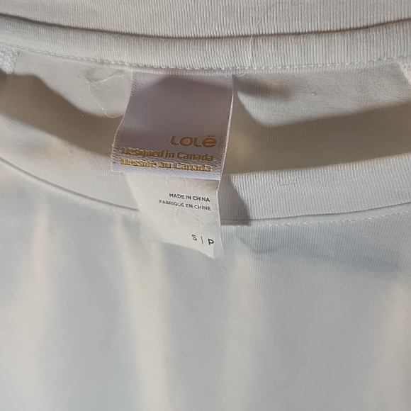 Lole White Merino Shirt Woman Size S - Picture 2 of 4